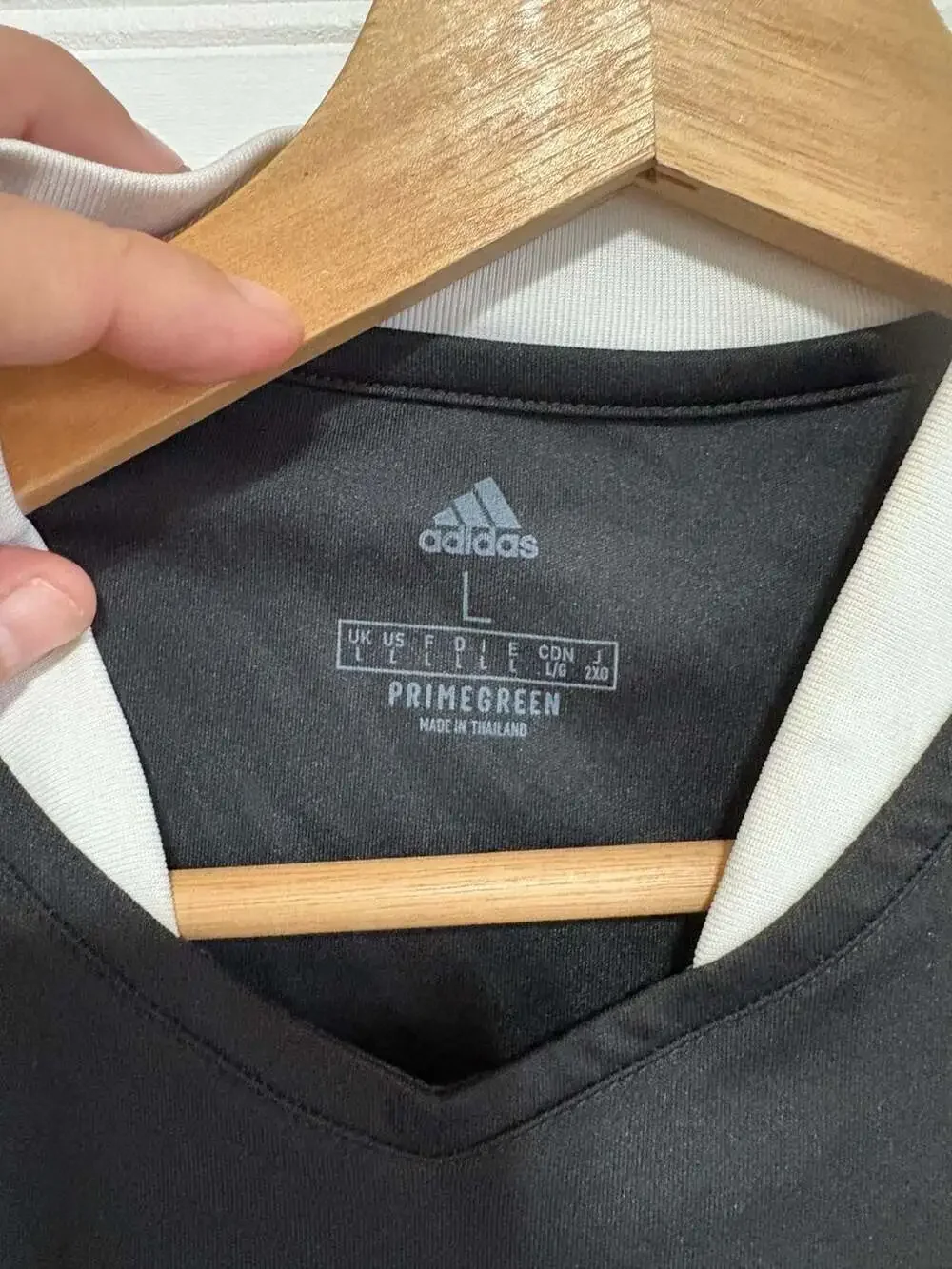 Adidas TFA Total Football Academy Training Soccer Jersey Black Size L - Picture 5 of 7